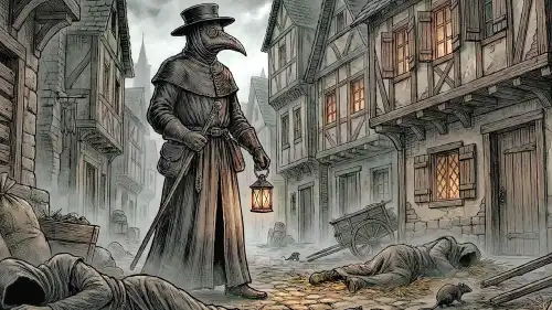 Извержение вулкана помогло бубонной чуме