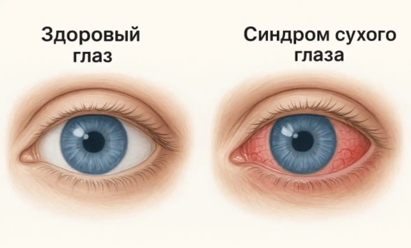 Тайный сбой клеток влияет на синдром сухого глаза